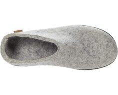 Слипперы Wool Slip-On Rubber Outsole Glerups, серый