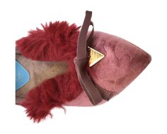 Туфли на плоской подошве Zaffiro Valentina Rangoni, лиловый дамаскато