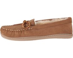 Слипперы Sheepskin Hardsole Moc Minnetonka, золотой загар