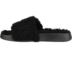 Слипперы Faux Fur Haimi Slipper Journee Collection, черный