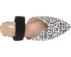 Туфли на плоской подошве Roxeene Mule Journee Collection, леопард