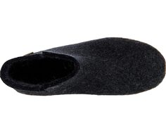Слипперы Wool Boot Leather Outsole Glerups, древесный уголь