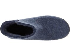 Слипперы Wool Boot Leather Outsole Glerups, джинсовая ткань