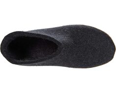 Слипперы Wool Shoe Leather Outsole Glerups, древесный уголь