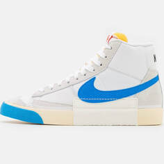 Кроссовки Nike Blazer Mid 77 Pro Club, белый/синий/песочный