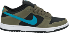 Кроссовки Nike Dunk Low SB, зеленый