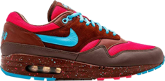 Лимитированные кроссовки Nike Parra x Air Max 1 &apos;Amsterdam&apos;, красный