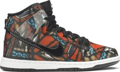 Кроссовки Nike Concepts x SB Dunk High &apos;Stained Glass&apos;, многоцветный
