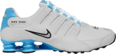 Кроссовки Nike Shox NZ EU &apos;White Carolina Blue&apos;, белый