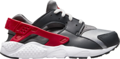 Кроссовки Nike Huarache Run PS &apos;Dark Smoke Grey University Red&apos;, серый