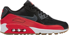 Кроссовки Nike Wmns Air Max 90 Essential &apos;Black Bright Crimson&apos;, красный