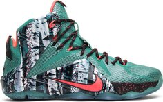 Кроссовки Nike LeBron 12 Xmas &apos;Akron Birch&apos;, зеленый