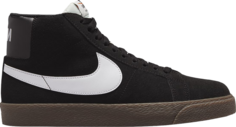 Кроссовки Nike Zoom Blazer Mid SB &apos;Black Dark Gum&apos;, черный