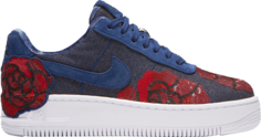 Кроссовки Nike Wmns Air Force 1 Floral Sequin, синий