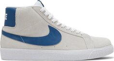 Кроссовки Nike Zoom Blazer Mid SB &apos;White Court Blue&apos;, белый
