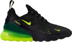 Кроссовки Nike Air Max 270 GS &apos;Black Volt&apos;, черный