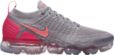 Кроссовки Nike Wmns Air VaporMax Flyknit 2 &apos;Grey Crimson&apos;, серый