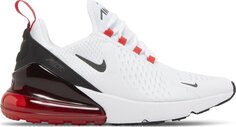 Кроссовки Nike Air Max 270 GS &apos;White Siren Red&apos;, белый