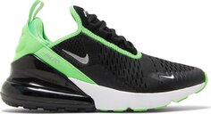 Кроссовки Nike Air Max 270 GS, зелено-черный