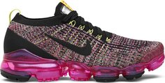 Кроссовки Nike Wmns Air VaporMax Flyknit 3 &apos;Black Pink Blast&apos;, розовый