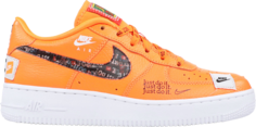 Кроссовки Nike Air Force 1 &apos;07 Premium GS &apos;Just Do It&apos;, оранжевый