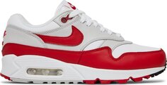 Кроссовки Nike Wmns Air Max 90/1 &apos;White University Red&apos;, красный