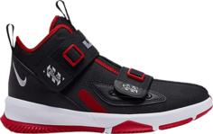 Лимитированные кроссовки Nike LeBron Soldier 13 GS &apos;Bred&apos;, черный