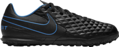 Кроссовки Nike Tiempo Legend 8 Club TF PS &apos;Black Light Photo Blue&apos;, черный
