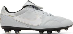 Бутсы Nike Premier 3 FG &apos;Pure Platinum&apos;, серый