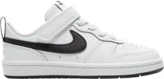 Кроссовки Nike Court Borough Low 2 PS &apos;White Black&apos;, белый