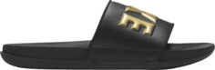 Сандалии Nike OffCourt Slide &apos;Black Metallic Gold&apos;, черный