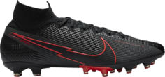 Бутсы Nike Mercurial Superfly 7 Elite AG Pro &apos;Black Chile Red&apos;, черный