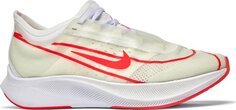 Кроссовки Nike Wmns Zoom Fly 3 &apos;White Laser Crimson&apos;, белый