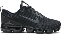 Кроссовки Nike Air VaporMax Flyknit 3 GS &apos;Black Anthracite&apos;, черный