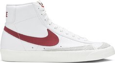 Кроссовки Nike Blazer Mid &apos;77 &apos;Brick Red&apos;, белый