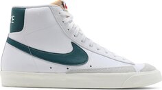 Кроссовки Nike Blazer Mid &apos;77 Vintage &apos;White Dark Teal Green&apos;, белый