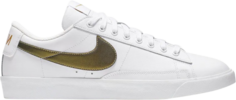 Кроссовки Nike Blazer Low Premium &apos;White Metallic Gold&apos;, золотой