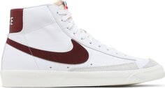 Кроссовки Nike Blazer Mid &apos;77 Vintage &apos;White Team Red&apos;, белый