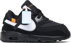 Кроссовки Nike Off-White x Air Max 90 TD &apos;Black&apos;, черный