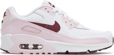Кроссовки Nike Air Max 90 Leather GS &apos;Pink Foam&apos;, розовый