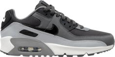 Кроссовки Nike Air Max 90 Leather GS &apos;Anthracite Dark Grey&apos;, серый