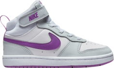 Кроссовки Nike Court Borough Mid 2 PS &apos;Pure Platinum Vivid Purple&apos;, серый