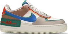 Кроссовки Nike Wmns Air Force 1 Shadow &apos;Sail Signal Blue Green&apos;, белый