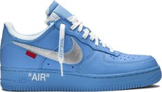 Лимитированные кроссовки Nike Off-White x Air Force 1 Low &apos;07 &apos;MCA&apos;, синий