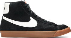 Кроссовки Nike Blazer Mid 77 Suede &apos;Black Gum&apos;, черный