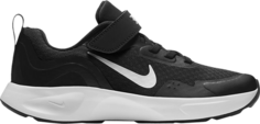 Кроссовки Nike Wearallday PS &apos;Black White&apos;, черный