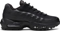 Кроссовки Nike Air Max 95 Recraft GS &apos;Triple Black&apos;, черный