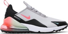 Кроссовки Nike Air Max 270 Golf &apos;Atmosphere Grey Hot Punch&apos;, серый