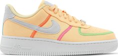 Кроссовки Nike Wmns Air Force 1 &apos;07 Low LX &apos;Stitched Canvas - Melon Tint&apos;, оранжевый