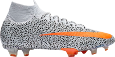 Бутсы Nike CR7 x Mercurial Superfly 7 Elite FG &apos;Safari&apos;, белый